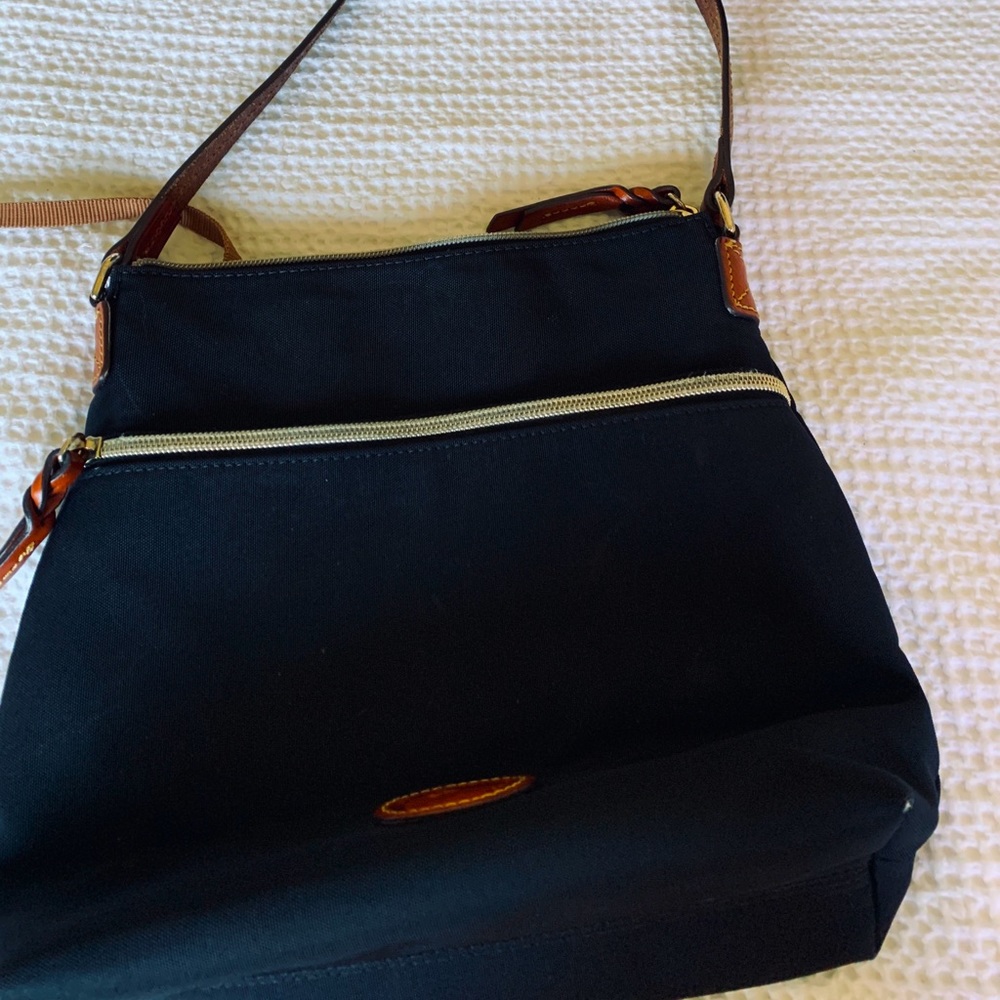 Dooney & Bourke | Black & Brown Pebble Medium Shoulder Bag